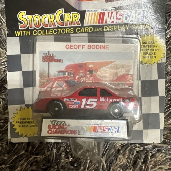 1991 Racing Champions 1/64 Geoff Bodine #15 Motorcraft Ford Thunderbird no bars - Picture 2 of 4